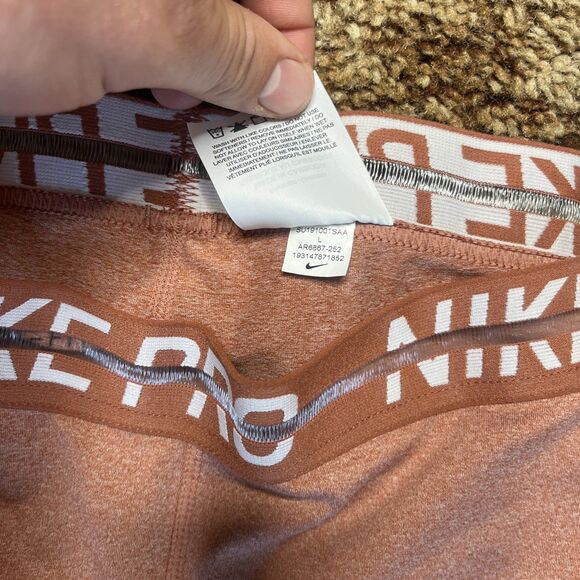 Nike Leggings Womens Large Pro Compression Athletic Running Yoga Pants - Picture 4 of 5